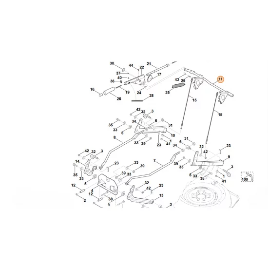 Stihl   drążek 6170 760 8410